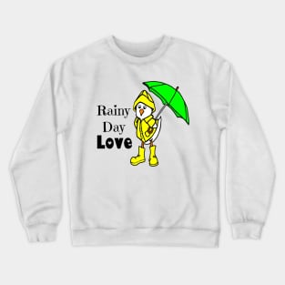 Rainy Day Love Duck Crewneck Sweatshirt